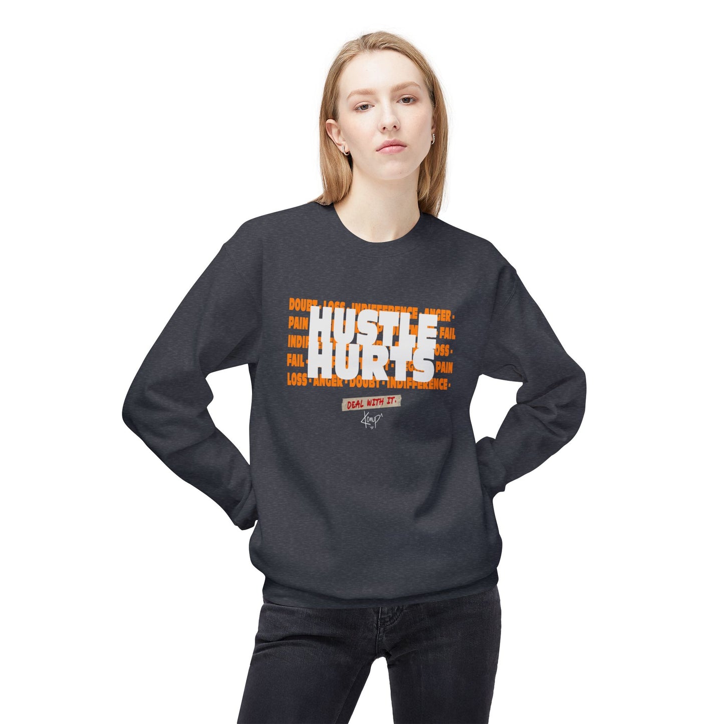 Hustle Hurts Crewneck Sweatshirt