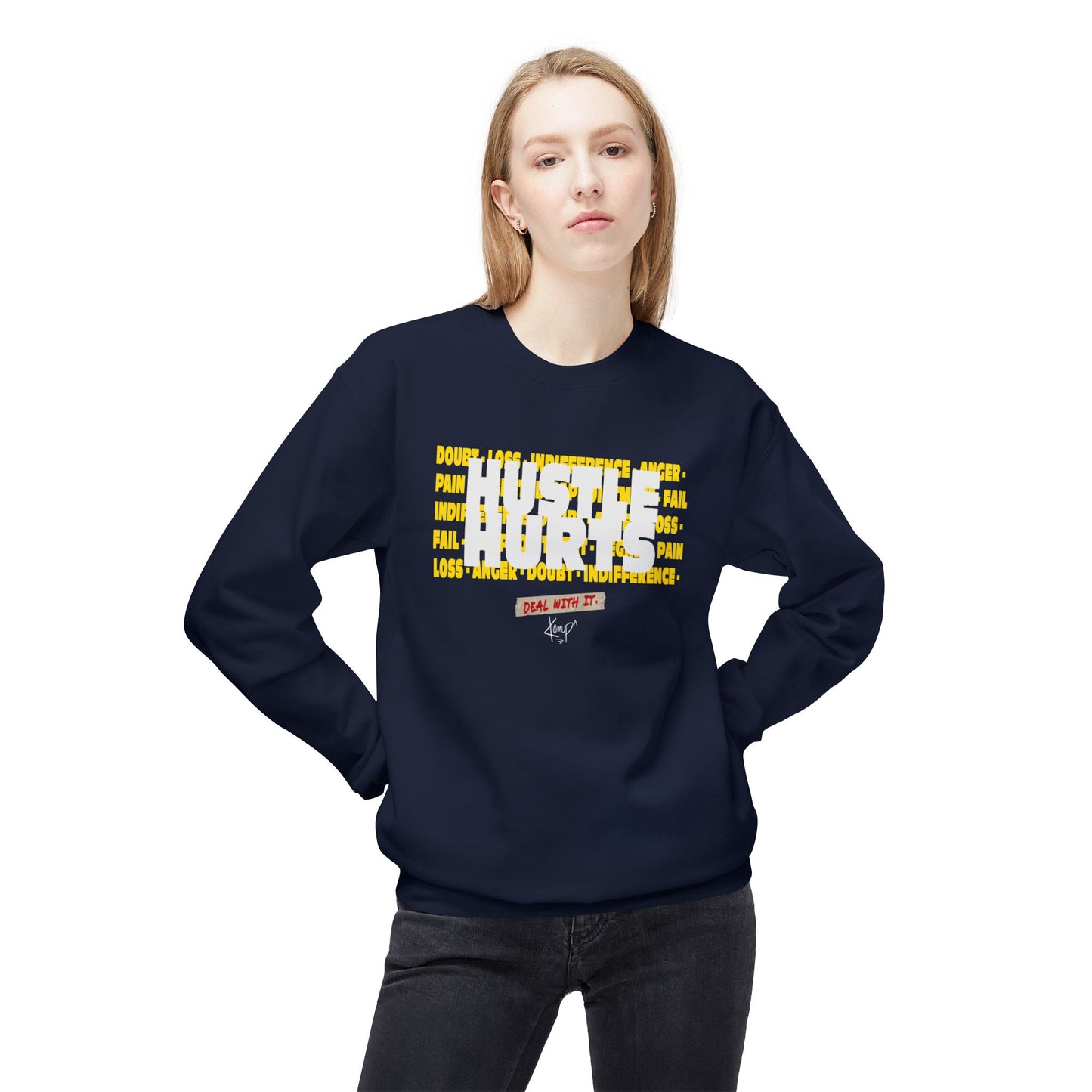 Hustle Hurts Crewneck Sweatshirt