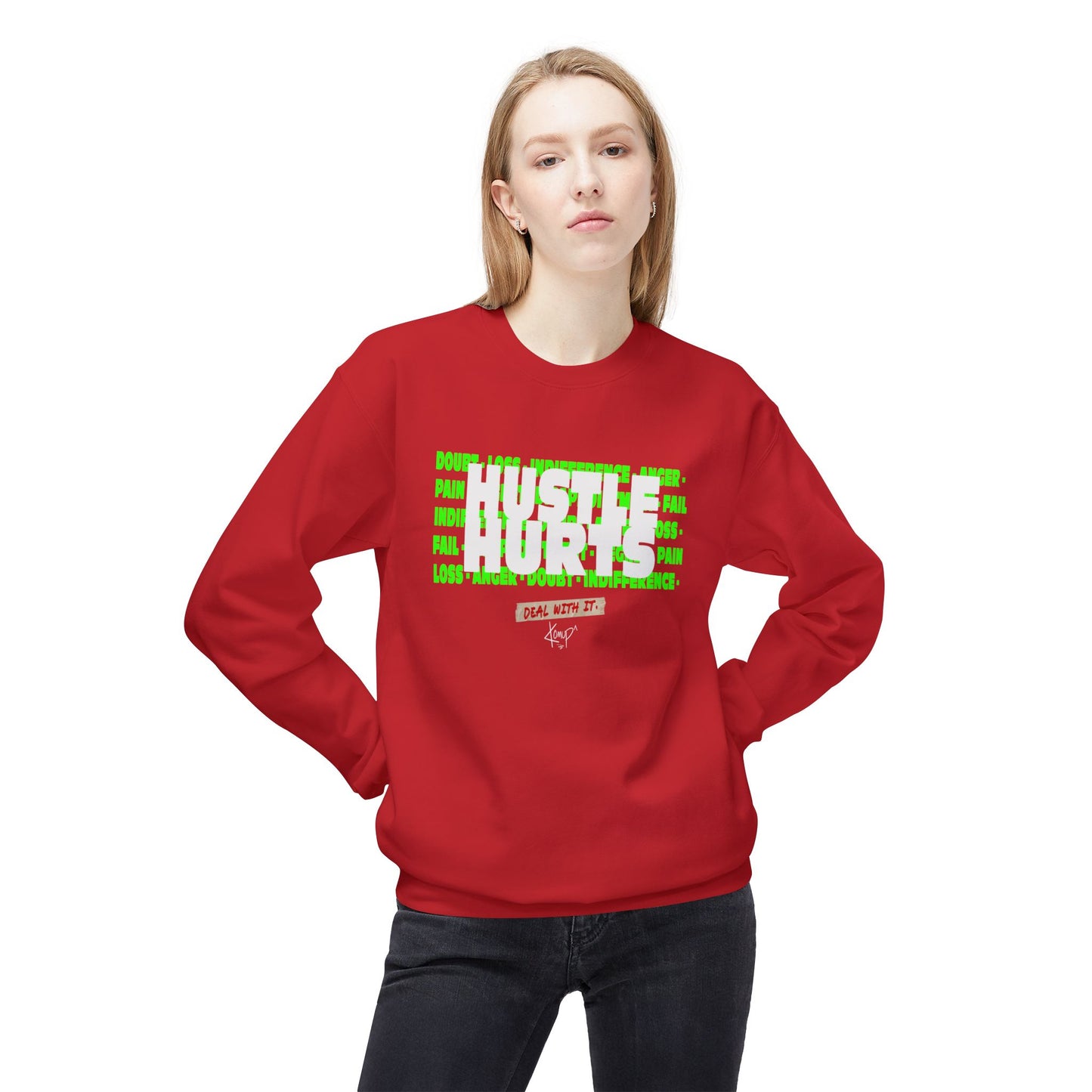 Hustle Hurts Crewneck Sweatshirt