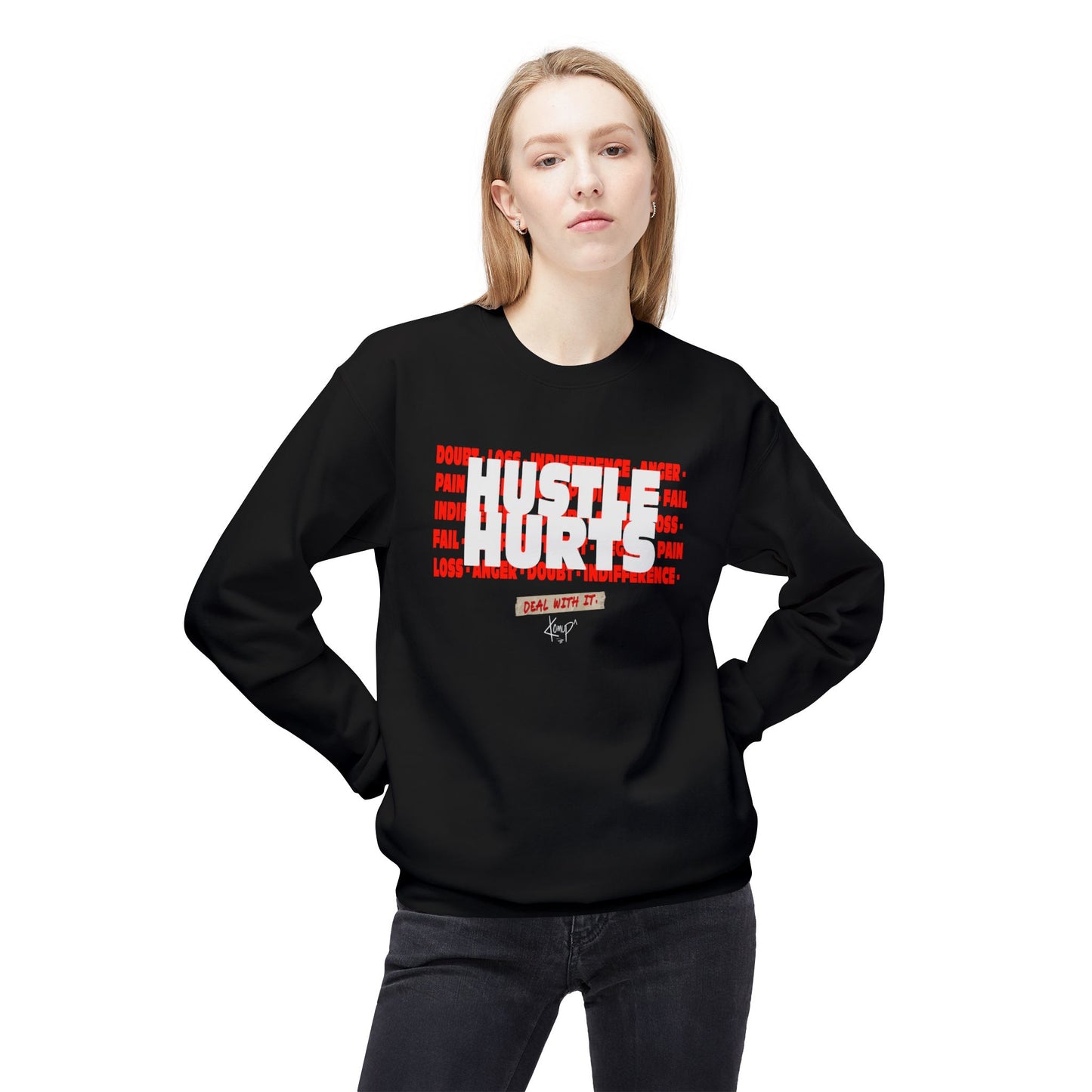 Hustle Hurts Crewneck Sweatshirt